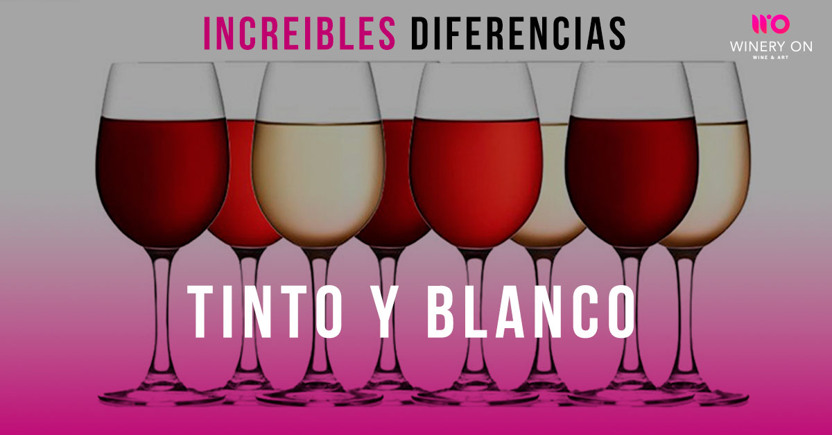 diferencias entre vino tinto y vino blanco